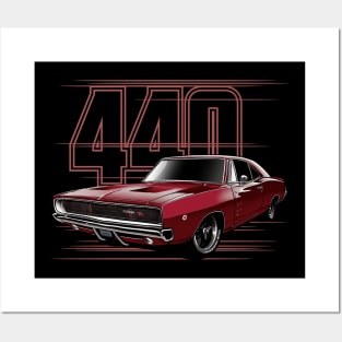 68 Charger American Muscle Posters and Art